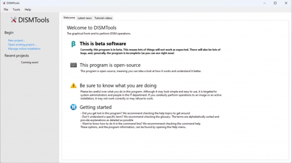 windows镜像管理工具 DISMTools v0.5.1.2 多语言便携版