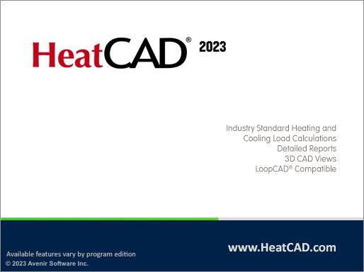 Avenir HeatCAD 2023 MJ8 Edition v23.0.0080 x64 免费安装版 附安装教程
