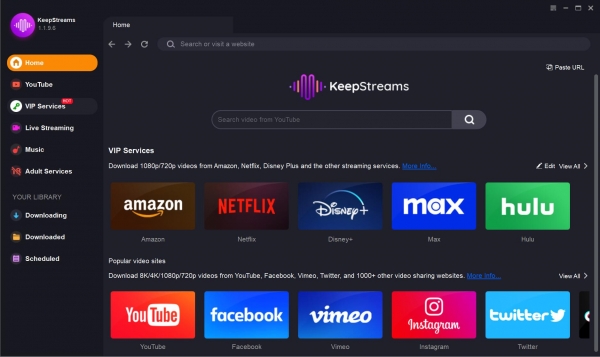 KeepStreams(全网在线视频工具) v1.1.9.6 免安装绿色便携版