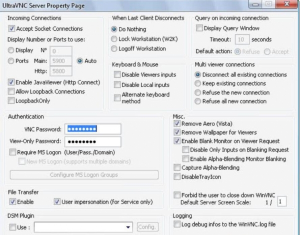 远程桌面控制 UltraVNC v1.4.3.5 x64+x32 绿色便携免费版