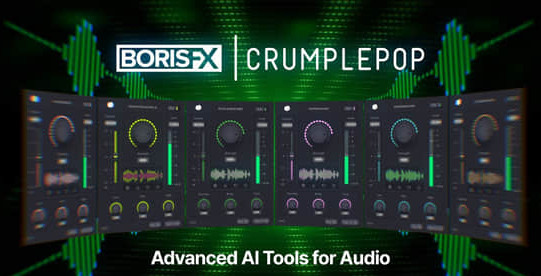 音频降噪去杂音回响修复增强插件BorisFX CrumplePop Complete 2026.5.3 Mac直装版