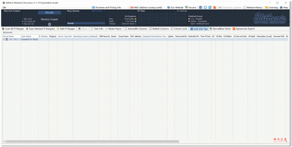 局域网ip扫描器 Slitheris Network Discovery Pro 1.1.314 多语言绿色便携版
