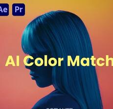AE/PR一键人工智能电影级调色匹配插件Aescripts AI Color Match V1.4.8 免费版