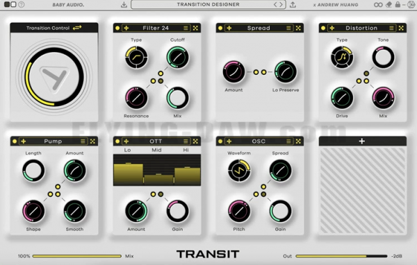 BABY Audio - Transit 创意效果器过渡设计插件 v1.0.0 安装免费解锁版 WIN/MAC