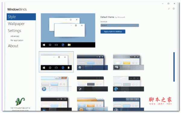微软系统应用窗口美化程序 Stardock WindowBlinds 11.02 (x64) 多语言特别版