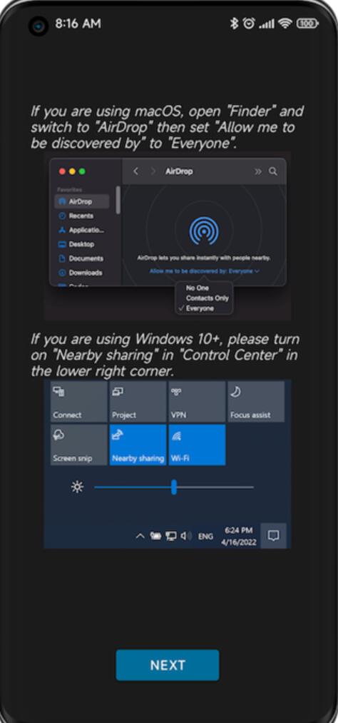 AndDrop(隔空投送) 安卓传送文件到 Mac/Windows系统 v1.0.2 安卓版