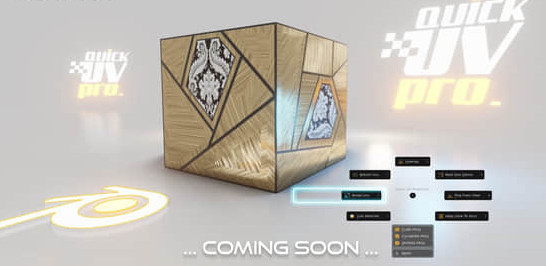Blender快速UV贴图映射展插件Quick Uv Pro 3.0 Addon 最新免费版