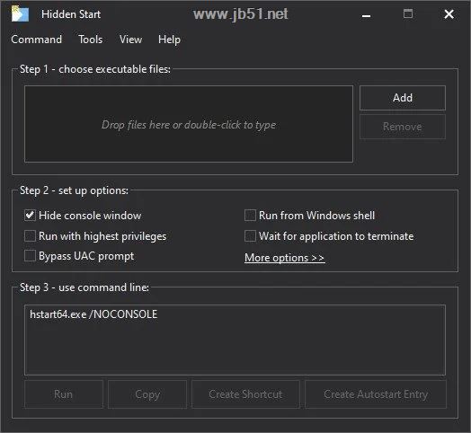 后台执行工具 Hidden Start v5.0 安装破解版 附激活教程/补丁