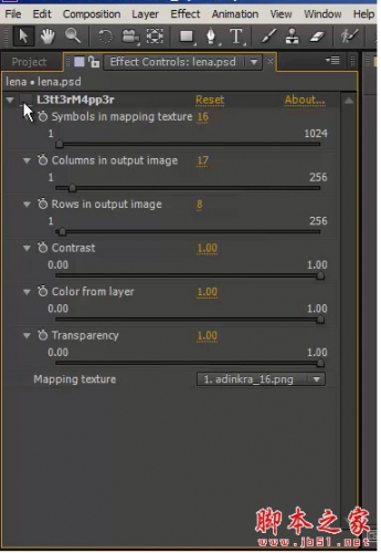 ASCII文本乱码艺术视频映射特效AE插件AEscripts L3tt3rM4pp3r2 V2.4 Win/Mac免费版