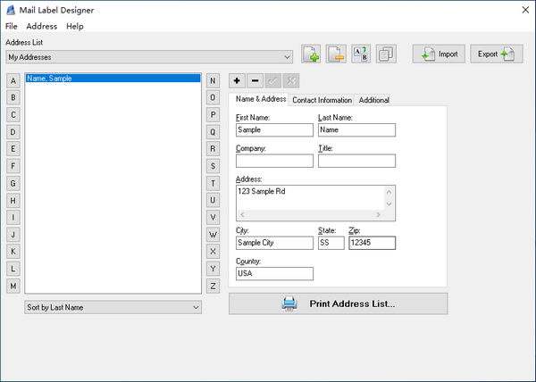 Mail Label Designer(邮件标签设计工具) v4.20.1.0 官方安装版