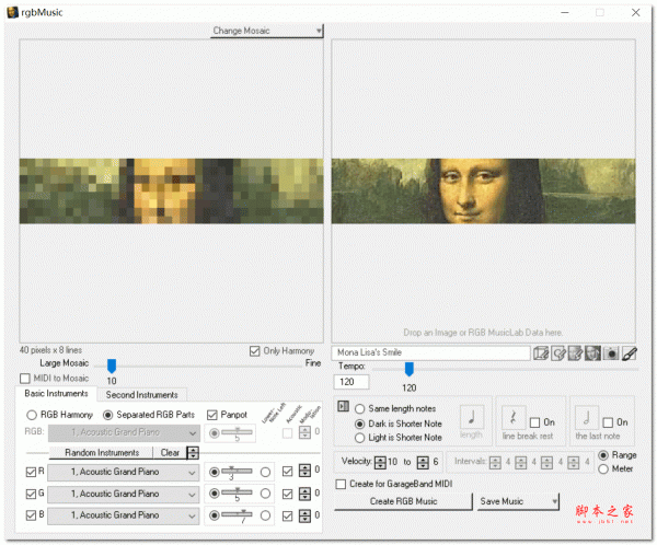 RGB MusicLab(图片转音乐) V3.5 绿色免费版