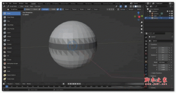 Selection To Mask(雕刻模式选区隐藏Blender插件) V1.0 免费版