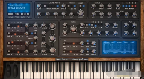 模拟建模合成器Tone2 - Saurus 4 v4.0.2 安装免费版(附注册机)