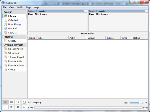 MusicCube(音乐播放器) v1.0 免费安装版