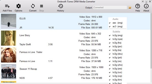 Ondesoft iTunes DRM Media Converter(音频转换器) v1.5.4 免费安装版