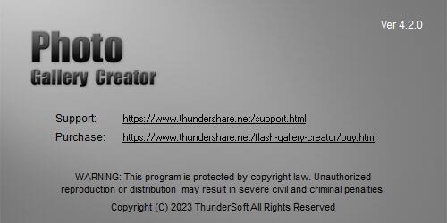 摄像影集管理软件 ThunderSoft Photo Gallery Creator v4.2.0 VIP会员破解版