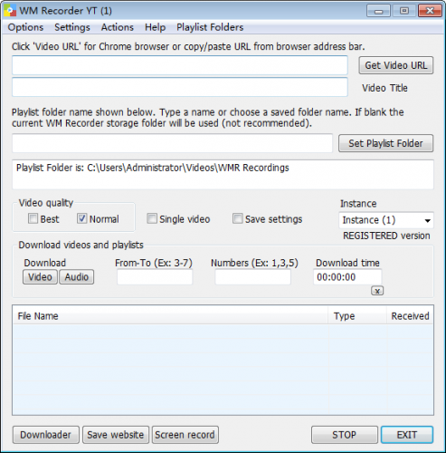 WM Recorder YT(视频录制工具) v3.1.1 免费安装版