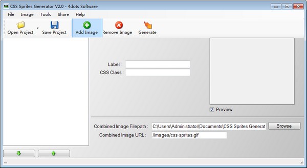 CSS Sprites Generator(CSS Sprites生成软件) v2.0 官方安装版