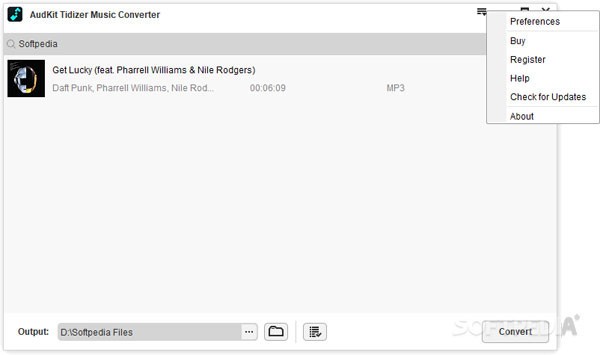 AudKit Tidizer Music Converter(音乐转换器) v2.7.1.32 免费安装版