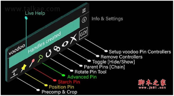 Aescripts Voodoo(AE图钉高级绑定脚本) V1.0 免费安装版