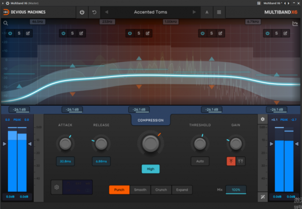 Devious Machines Multiband X6多段压缩器扩展插件 v1.0.33 免费激活版