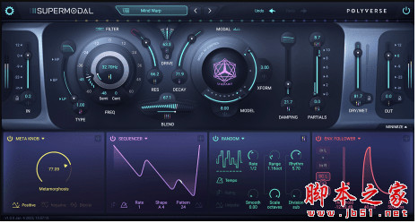 音频滤波器Polyverse Music Supermodal v1.0.0 破解安装版(附破解补丁)