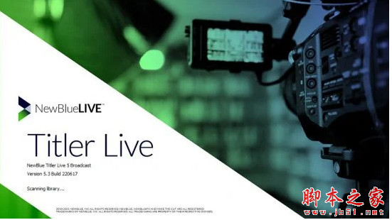 广播字幕动画软件NewBlueFx Titler Live Broadcast 5.3 64位安装破解版(附补丁+教程)