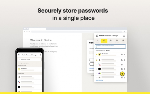 Norton Password Manager(密码管理) v8.2.5.1175 免费安装版