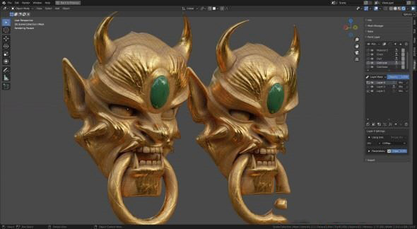Blender贴图分层绘制插件Philogix Pbr Painter v3.0.3 免费版