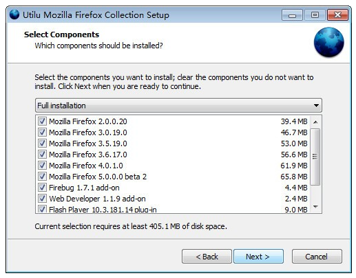 Mozilla Firefox Collection(火狐浏览器所有版本) v1.1.9.3 最新免费版