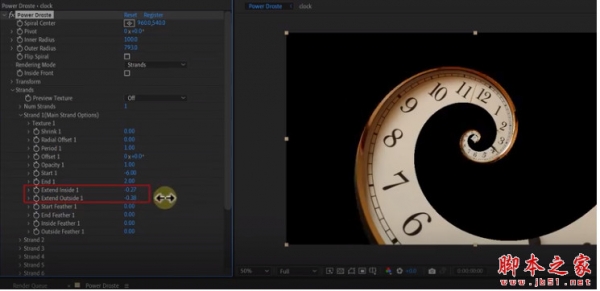 AE螺旋变形无限循环视觉特效插件AEscripts Power Droste V1.0.0 汉化版+使用教程