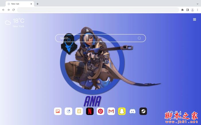 守望先锋主题壁纸HD标签页 V1.0.0 扩展工具