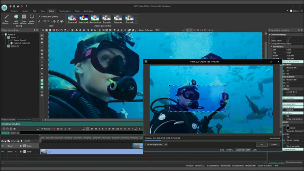 非线性视频编辑器VSDC Video Editor Pro v9.1.1.516 中文专业免费版