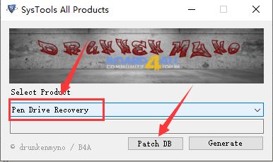 SysTools Pen Drive Recovery汉化破解补丁/注册机 v16.1.0 附激活教程