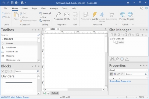 web网页制作软件 WYSIWYG Web Builder v18.4.0 32位 中文安装版(附安装教程)