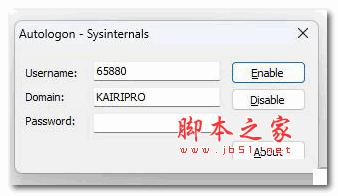 AutoLogon(系统跳过密码登录工具) V1.0 免费安装版 64位