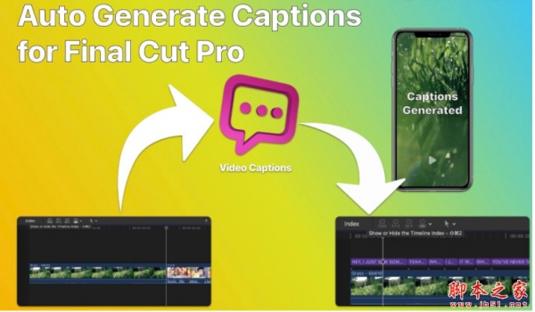 Fcpx字幕生成工具Video Captions Generator for FinalCut Mac v1.2.1(6) 直装破解版