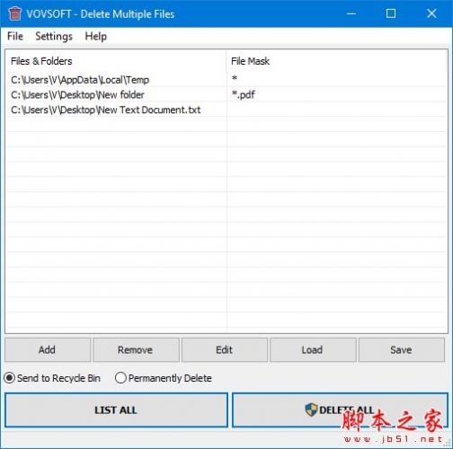 Vovsoft Delete Multiple Files(文件批量删除工具) v1.8 绿色便携版
