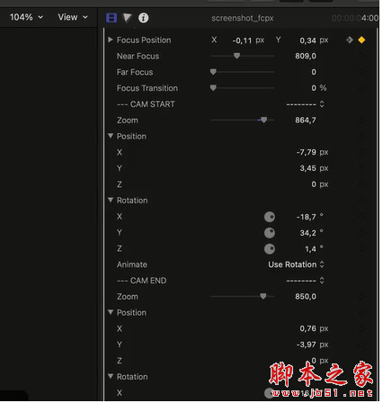 FCPX静态图像转3D透视动画工具3D Camera Rig Mac中文版(支持M1/M2)