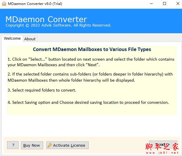 Advik MDaemon Converter(邮件导出迁移软件)V9.0 官方安装版