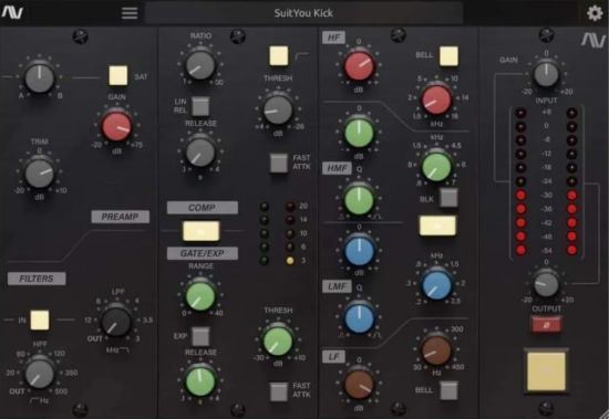 Audio Assault AA-551 Channel Strip(录音控制器) v1.0.1直装破解版 附安装教程