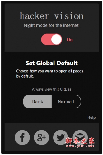 Hacker Vision(Chrome夜间模式) v2.70 免费安装版