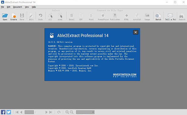 Able2Extract Pro 补丁 v19.0.2.0 绿色版 附注册教程