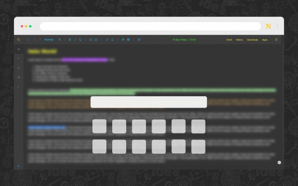 NoteTab - Custom Start Page(新标签页) v1.1 免费安装版