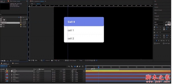 AE将CSV表格转换为动画表格脚本Aescripts Express Table V1.2 免费版