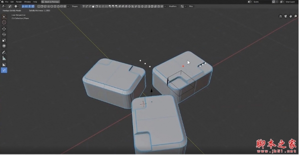 Blender高效硬表面布尔建模工具Blender Marke HardOps/Hops v988.12.8 免费版