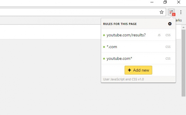 User JavaScript and CSS(Chrome扩展插件) v1.2.8 最新免费版