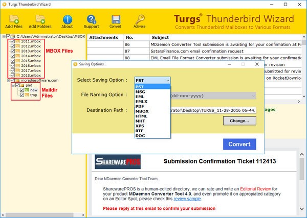 Turgs Thunderbird Wizard(Thunderbird转换工具) v4.0.1 官方安装版