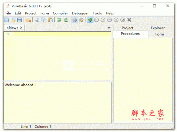 PureBasic 基于BASIC标准的高级编程语言 v6.0.3 LTS 官方安装版 win64