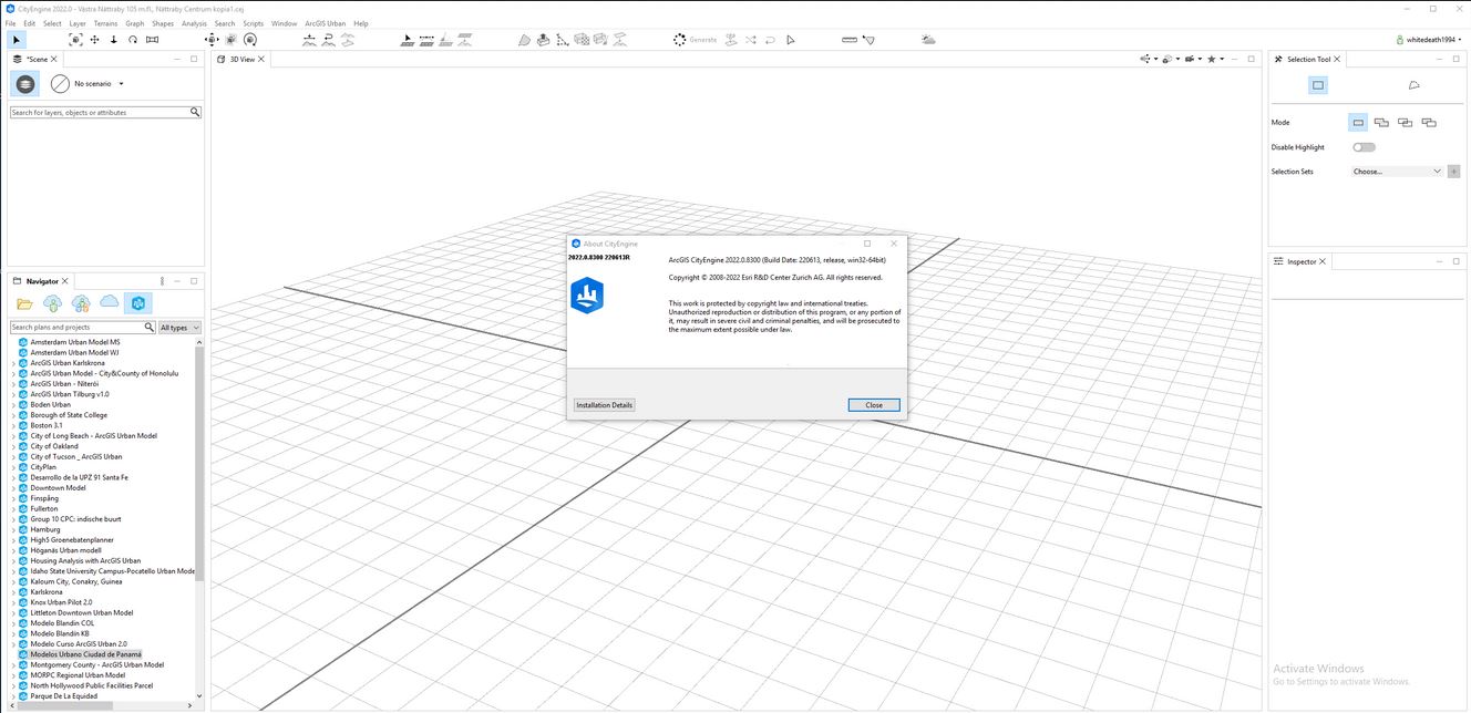 三维城市建模Esri CityEngine v2022.1.8535 最新破解免费版(附安装教程)